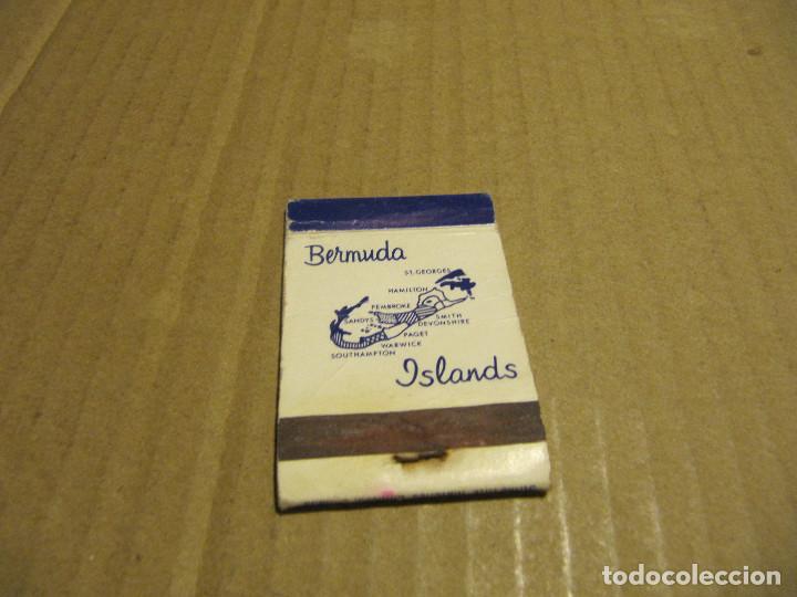 Cajas de cerillas: BERMUDA ISLANDS-CONTINENTAL CORNER - Foto 2