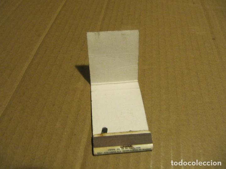 Cajas de cerillas: Cerillas - Bilbao - Cafeteria Menika - Foto 3