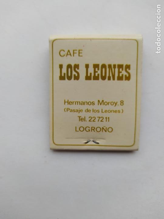 caja de cerillas cafe bar los leones. hermanos - Buy Antique and  collectible matchboxes on todocoleccion