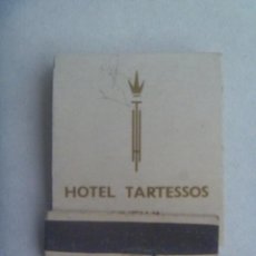 Cajas de Cerillas: CAJA DE CERILLAS PUBLICITARIA DEL HOTEL TARTESSOS ( HUELVA ). Lote 235154365