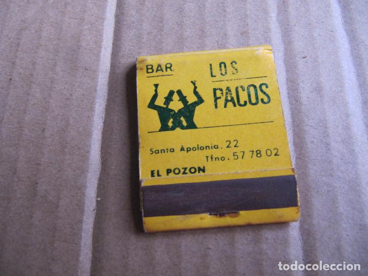 Cajas de cerillas: BAR LOS PACOS EL POZON - Foto 1