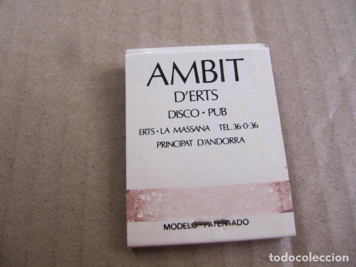 Cajas de cerillas: AMBIT - DERTS - DISCO - PUB - PRINCIPAT DANDORRA - Foto 2