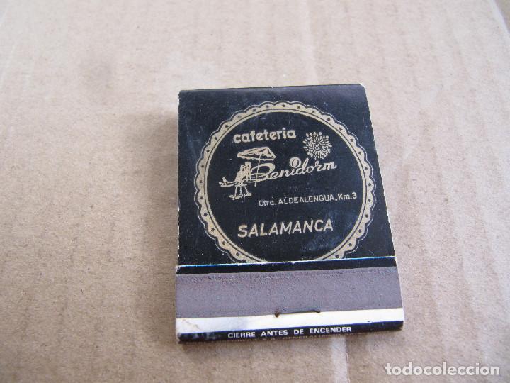 Cajas de cerillas: CAFETERIA BENIDORM SALAMANCA - Foto 1