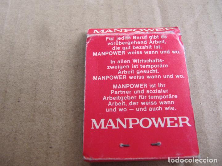 Cajas de cerillas: MANPOWER - Foto 2