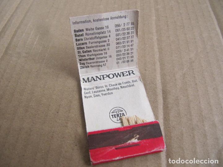 Cajas de cerillas: MANPOWER - Foto 3