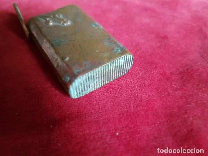Cajas de cerillas: Antiguo cerillero flor de Lys - Foto 3