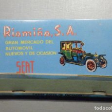 Cajas de Cerillas: CARTERITA CERILLAS - 40 FÓSFOROS - AUTOMÓVILES RIOMIÑO, S.A. - SEAT - COMPLETA