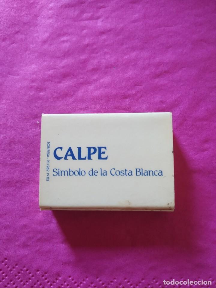 Cajas de cerillas: Cajetilla cerillas.Calpe. - Foto 2