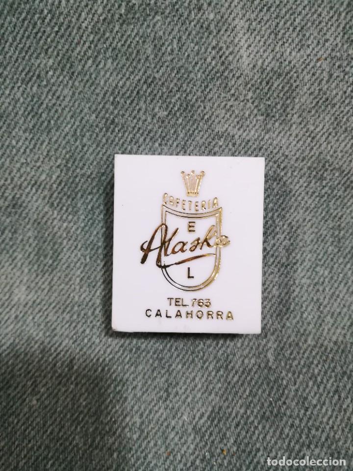 Cajas de Cerillas: CAJA CERILLAS PL&Aacute;STICO DURO CAFETER&Iacute;A ALASKA - CALAHORRA - LA RIOJA