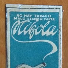 Cajas de Cerillas: PAPEL DE FUMAR NIKOLA - ALCOY - CROMO PUBLICITARIO CERILLAS AÑOS 20