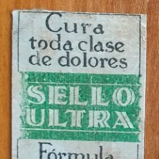 Cajas de Cerillas: SELLO ULTRA - DOCTOR PIÑERÚA - ANTIGUO CROMO CAJAS CERILLAS AÑOS 20