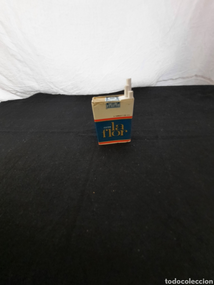 Cajas de cerillas: Caja de cerillas tabaco la flor. - Foto 3