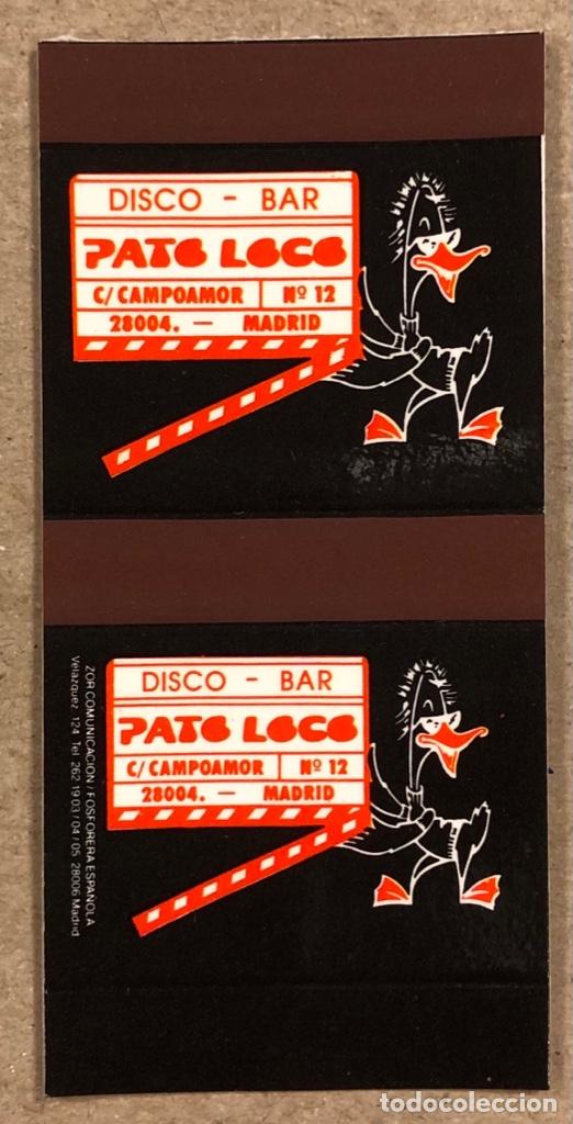 tapa cerillas con publicidad del disco bar pato - Buy Antique and  collectible matchboxes on todocoleccion