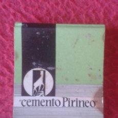 Cajas de Cerillas: CAJA FÓSFOROS MATCHBOX BOÎTE D´ALLUMETTES CARTERITA CEMENTO PIRINEO BARCELONA CALLE CÓRCEGA VER FOTO. Lote 276699138