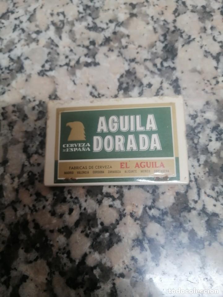 Matchboxes: ANTIGUO LIBRITO CERILLAS AGUILA CERVEZA DE ESPA&Ntilde;A