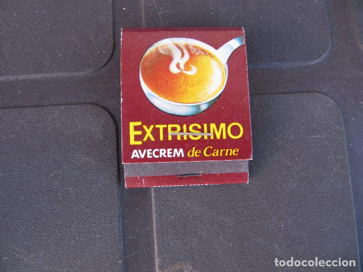 Cajas de cerillas: CAJA DE CERILLAS - EXTRISIMO AVECREM DE CARNE COMPLETA - Foto 1