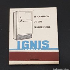 Cajas de Cerillas: CAJA DE CERILLAS IGNIS CON CERILLAS