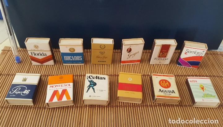 Cajas de cerillas: 12 Cajas de cerillas con marcas de tabaco - Foto 2