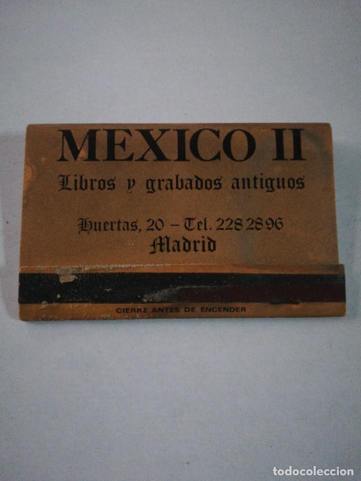 CAJA DE CERILLAS: MÉXICO II. LIBROS Y GRABADOS (Coleccionismo - Objetos para Fumar - Cajas de Cerillas)