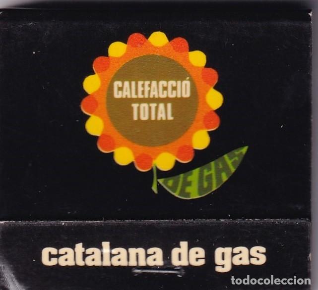 Cajas de Cerillas: CARTERITA DE CERILLAS: CALEFACCIÓ TOTAL DE GAS - CATALANA DE GAS - - Foto 1 - 302453348