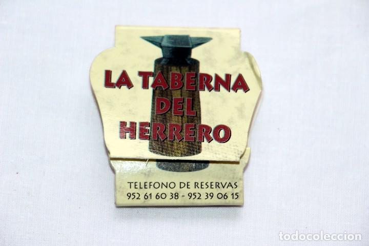 Cajas de cerillas: carterilla de cerillas la taberna del herrero Malaga - Foto 1