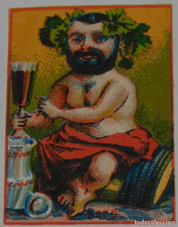 Matchboxes: CAJA DE CERILLAS, ENVUELTA, CROMO, FOTOTIPIA, SIGLO XIX. SATIRICO-POLITICAS, SACO, MIDE 6 X 4 CMS. A
