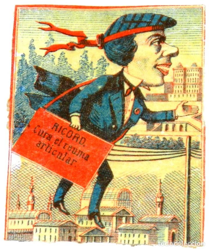 Cajas de cerillas: CAJA DE CERILLAS, ENVUELTA, CROMO, FOTOTIPIA, SIGLO XIX. SATIRICO-POLITICAS, AMADEO DE SABOYA, MIDE