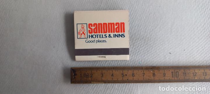 Cajas de Cerillas: ANTIGUA CAJA CERILLAS. FOSFOROS. SANDMAN HOTELS. CANADA . matchbox