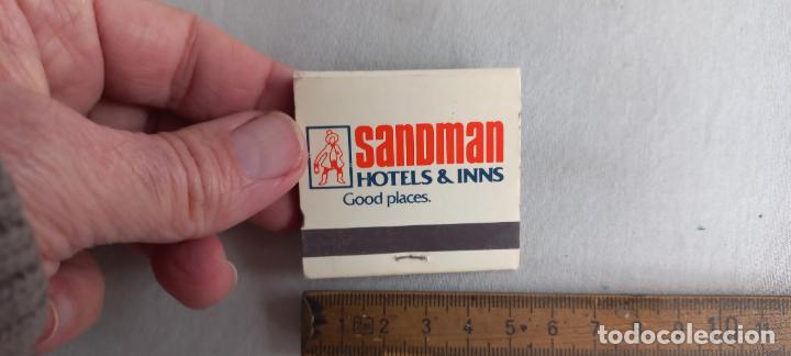 Cajas de Cerillas: ANTIGUA CAJA CERILLAS. FOSFOROS. SANDMAN HOTELS. CANADA . matchbox