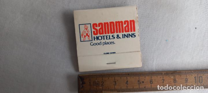 Cajas de Cerillas: ANTIGUA CAJA CERILLAS. FOSFOROS. SSANDMAN HOTELS. CANADA. matchbox