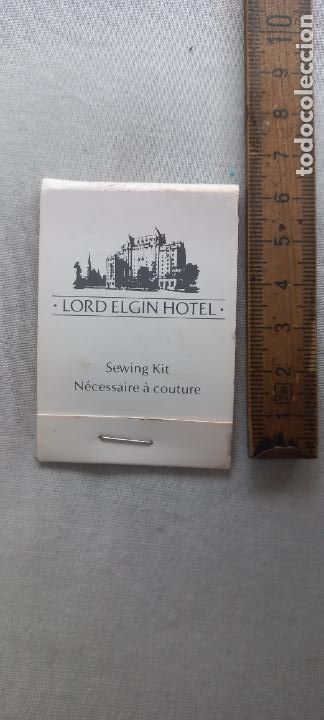 Cajas de Cerillas: ANTIGUA CREO QUE CAJA CERILLAS FOSFOROS LORD ELGIN HOTEL. matchbox