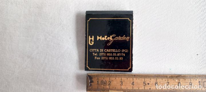 Cajas de Cerillas: ANTIGUA CAJA CERILLAS hotel GARDEN. CITTA DI CASTELLO PERUGIA ITALIA matchbox
