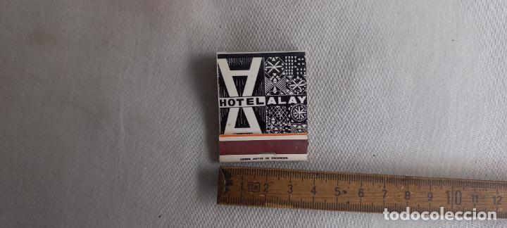 Cajas de Cerillas: ANTIGUA CAJA CERILLAS HOTEL ALAY. BENALMADENA COSTA. MALAGA matchbox