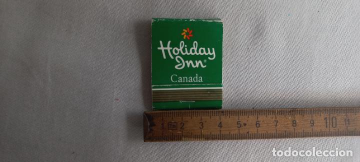 Cajas de Cerillas: ANTIGUA CAJA CERILLAS hotel HOLIDAY INN. CANADA. matchbox