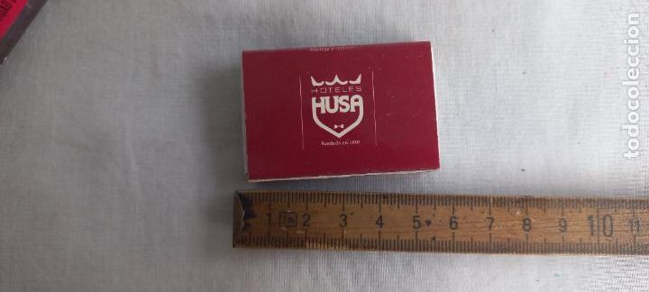 Cajas de Cerillas: ANTIGUA CAJA HUSA HOTELES. HOTEL. matchbox