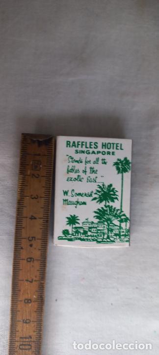 Cajas de Cerillas: ANTIGUA CAJA DE CERILLAS RAFFLES HOTEL -ROBINSON'S SINGAPORE matchbox