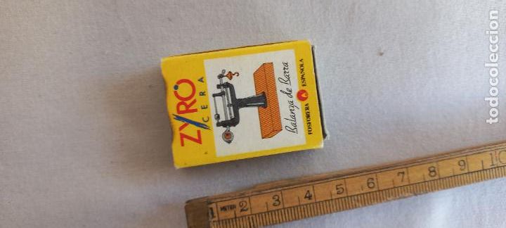 Cajas de Cerillas: ZYRO. BALANZA DE BARRA. FOSFORERA ESPA&Ntilde;OLA. Caja de cerillas MATCHBOX ALLUMETTES MATCHES.