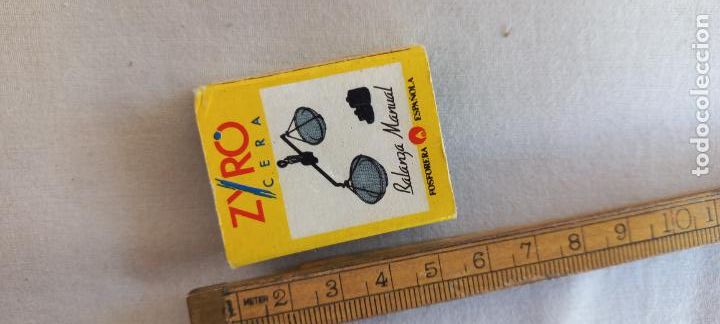 Cajas de Cerillas: ZYRO. BALANZA MANUAL. FOSFORERA ESPA&Ntilde;OLA. Caja de cerillas MATCHBOX ALLUMETTES MATCHES.