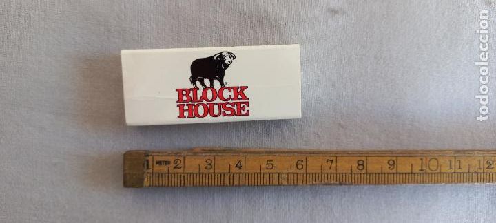 Cajas de Cerillas: BLOCK HOUSE. . Caja de cerillas MATCHBOX ALLUMETTES MATCHES.