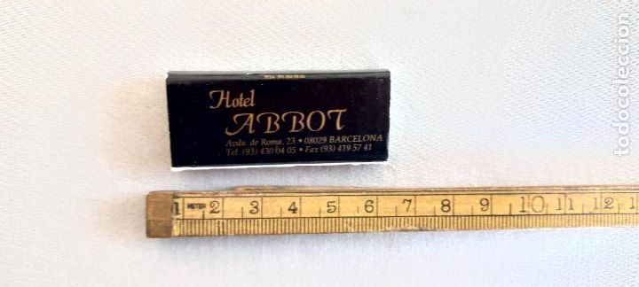 Cajas de Cerillas: HOTEL ABBOT. BARCELONA. Caja de cerillas MATCHBOX ALLUMETTES MATCHES.