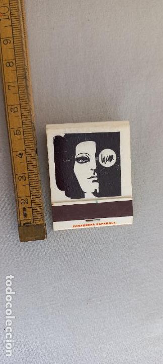 Cajas de Cerillas: LA CAVE. DISCOTECA. ALGARROBO COSTA. MALAGA. Caja de cerillas MATCHBOX ALLUMETTES MATCHES.