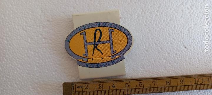 Cajas de Cerillas: RAFAEL HOTELES MADRID TROQUELADA. Caja de cerillas MATCHBOX ALLUMETTES MATCHES.