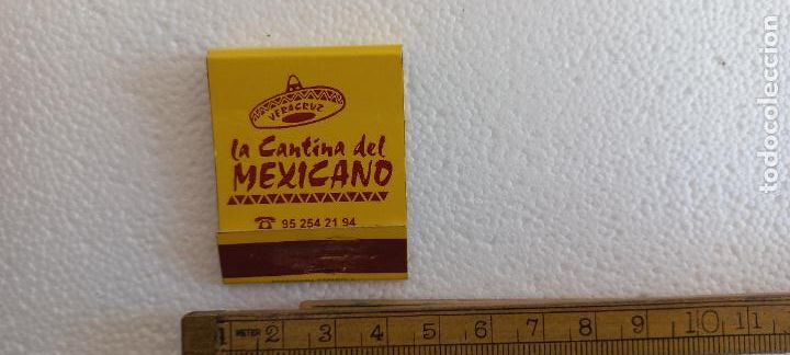 Cajas de Cerillas: RESTAURANTE CAMPING CANTINA DEL MEXICANO. TORRE DEL MAR. VELEZ-MALAGA. MATCHBOX ALLUMETTES MATCHES.