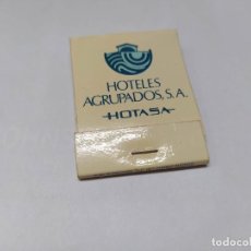 Cajas de Cerillas: CAJA DE CERILLAS HOTASA HOTELES AGRUPADOS. CAR147