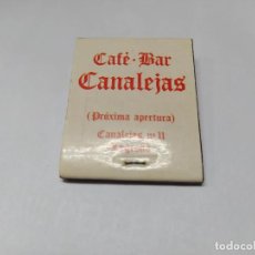 Cajas de Cerillas: CAJA DE CERILLAS CAFE BAR CANALEJAS. BAR CASABLANCA. LOGROÑO. CAR147