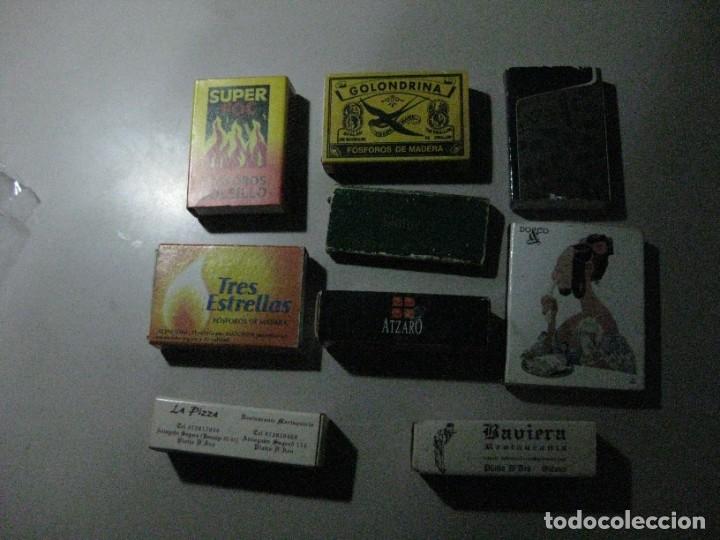 Cajas de cerillas: 9 CAJAS DE CERILLAS VARIADAS - Foto 1