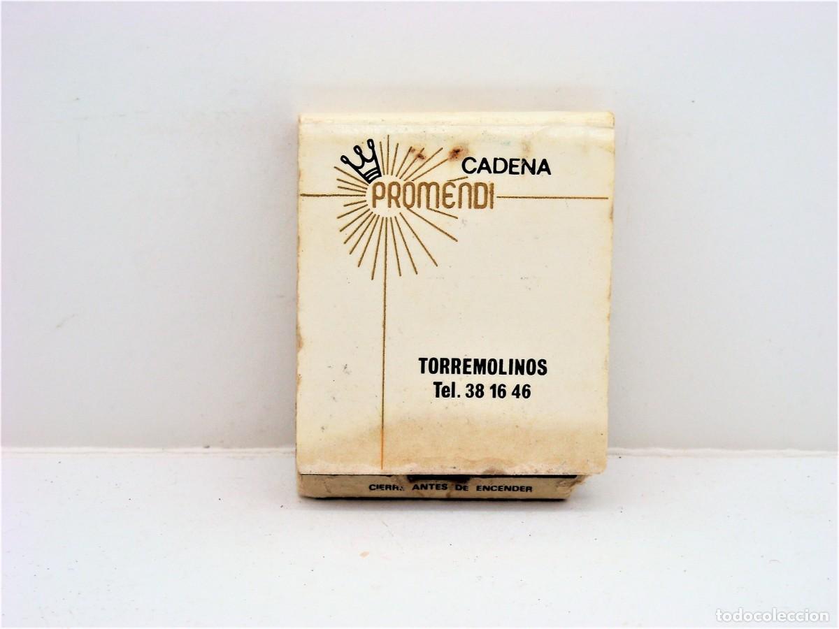 Matchboxes: Antigua Caja de Cerillas Publicidad Cadena Promendi. Torremolinos.