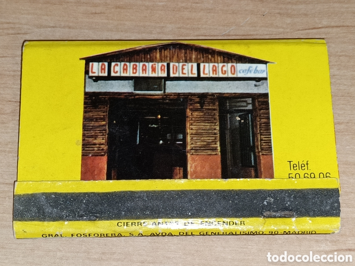 Cajas de cerillas: Caja de cerillas. La caba&ntilde;a del lago. - Foto 1