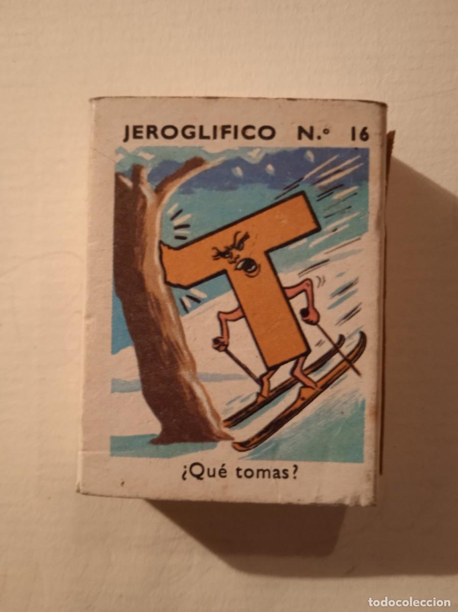 Cajas de cerillas: CAJA DE CERILLAS SERIE JEROGLIFICO - Foto 1