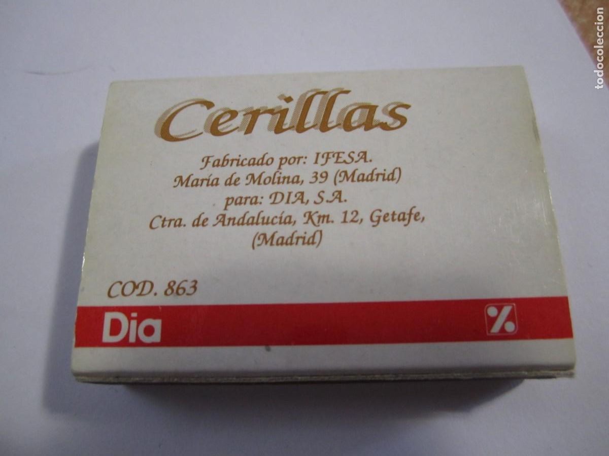 Cajas de cerillas: Caja de cerillas &rdquo;DIA&rdquo; - Foto 1